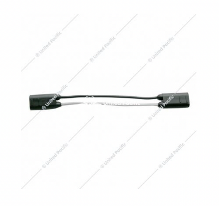Double Female Bullet Plug Wire Harness Roll - 12" Lead